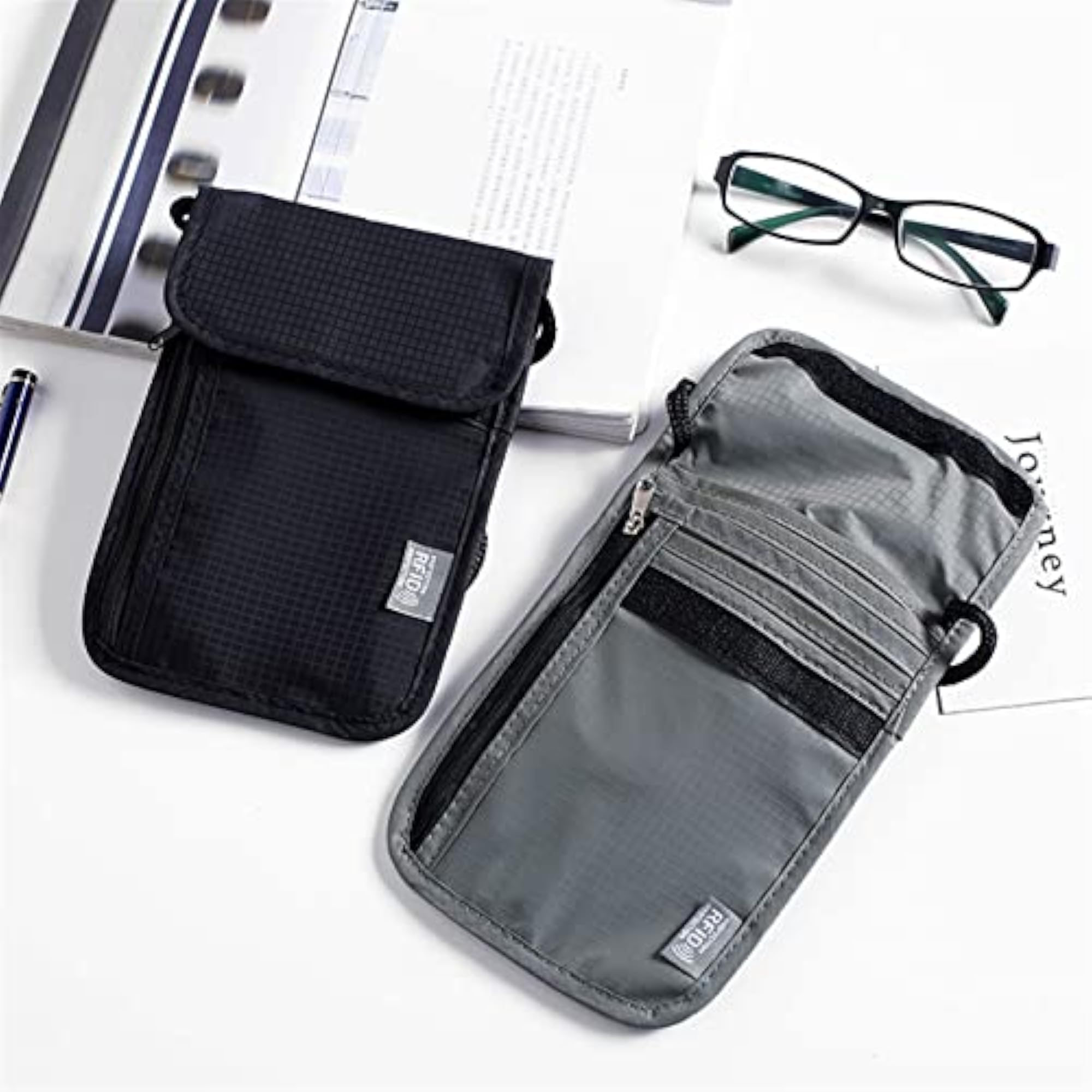 Waterproof Nylon Anti-Theft Travel Neck Pouch